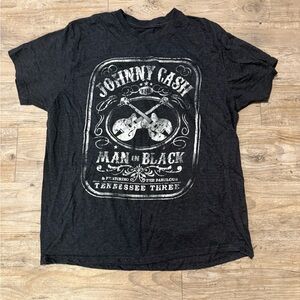 Johnny Cash Black Graphic Tee